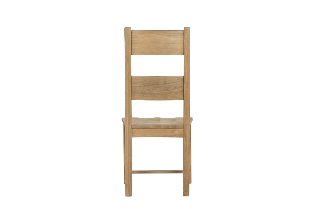 Delaney Dining Chair Solid Seat Oak