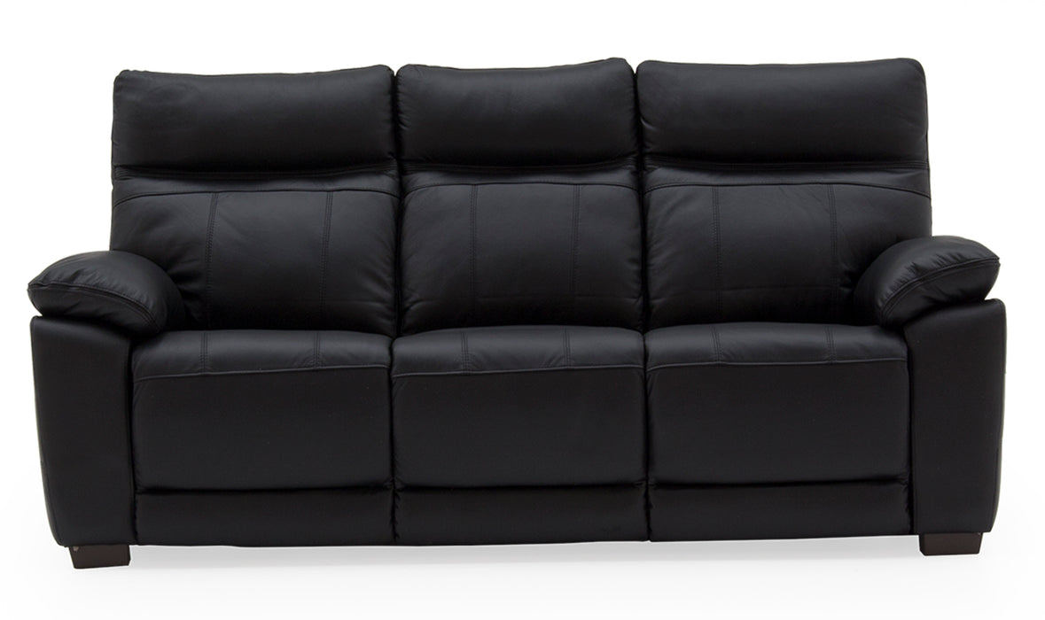 Positano 3 Seater Sofa Black