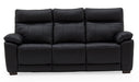 Positano 3 Seater Sofa Black