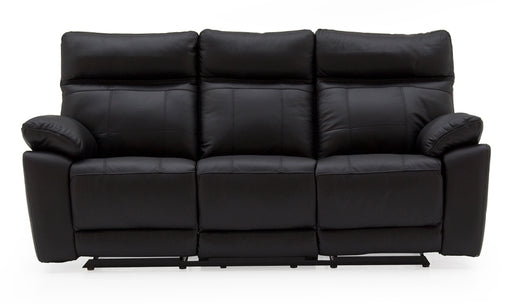 Positano 3 Seater Recliner Black