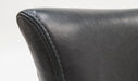 Duke Leather Dining Chair Ink Blue