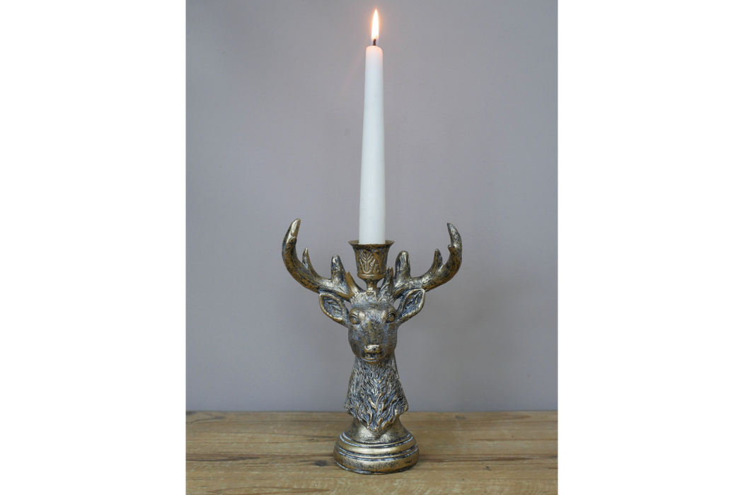 Stag Candle Holder