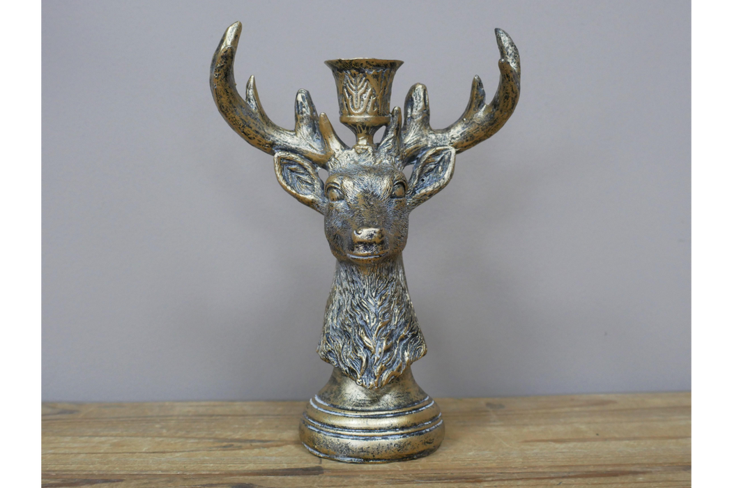 Stag Candle Holder