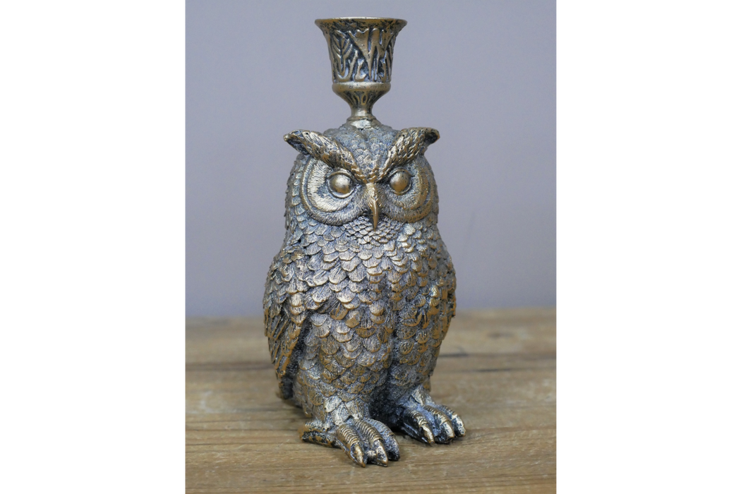 Owl Candle Holder