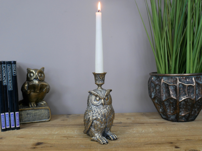 Owl Candle Holder