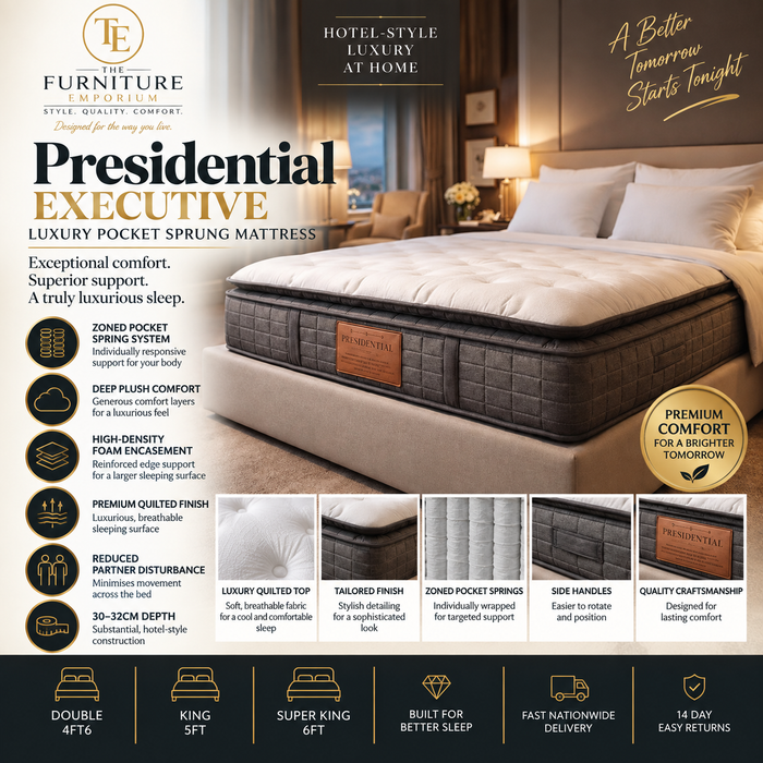 Presidential Executive Luxury Pocket Sprung Mattress