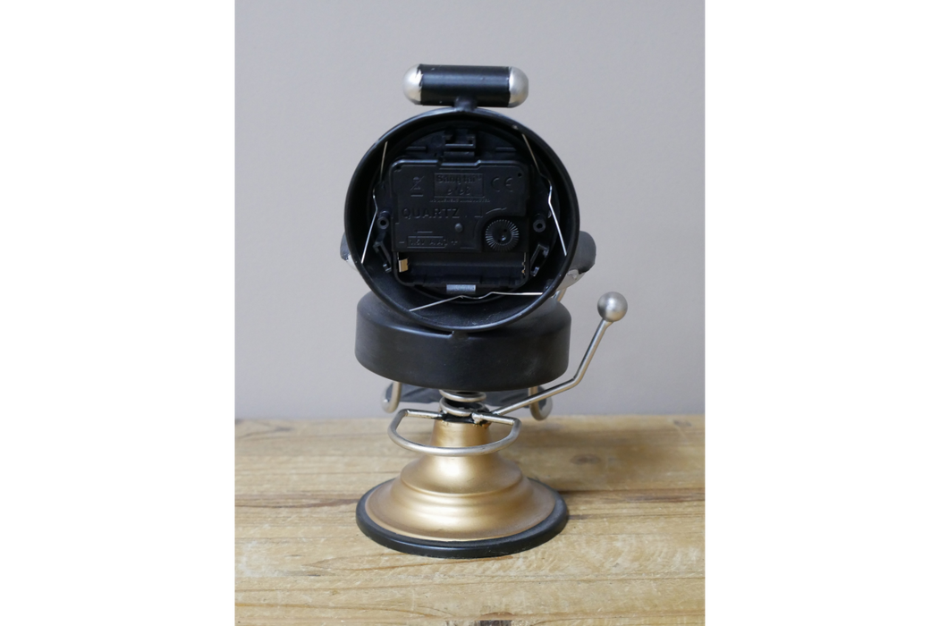 Barbers Chair Clock - Black