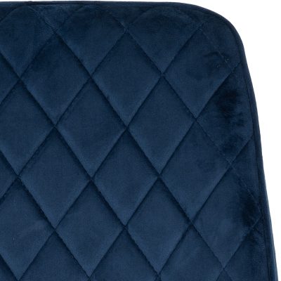 Avery Chair (Box of 2) Sapphire Blue Velvet