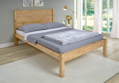 Barton 4'6" Bed Waxed Pine