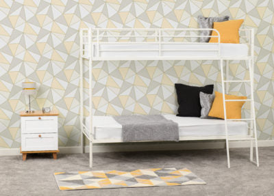 Brandon 3' Bunk Bed White