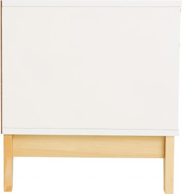 Cody 2 Drawer Bedside White/Pine Effect