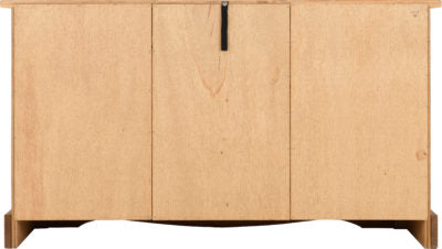 Corona 3 Door 3 Drawer Sideboard Distressed Waxed Pine