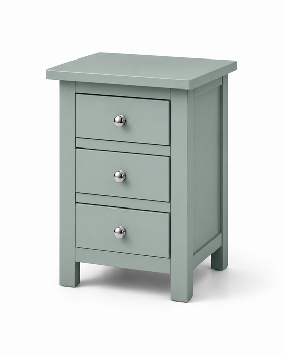 Olivia Bedside Locker – Sage Green