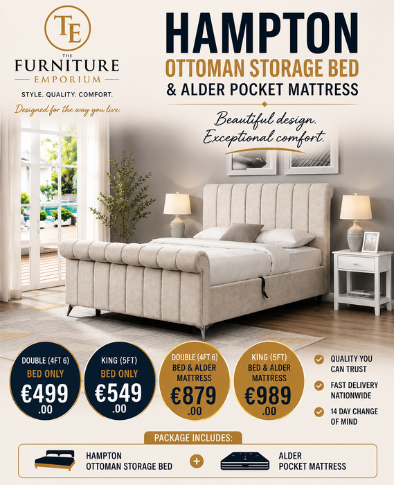 Hampton Ottoman Storage Bed