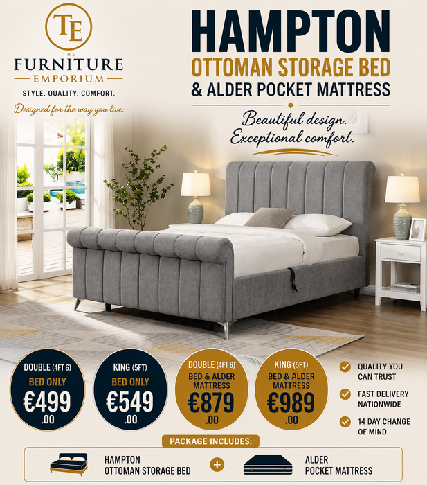Hampton Ottoman Storage Bed