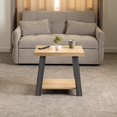 Eddie Side Table Grey/Sonoma Effect