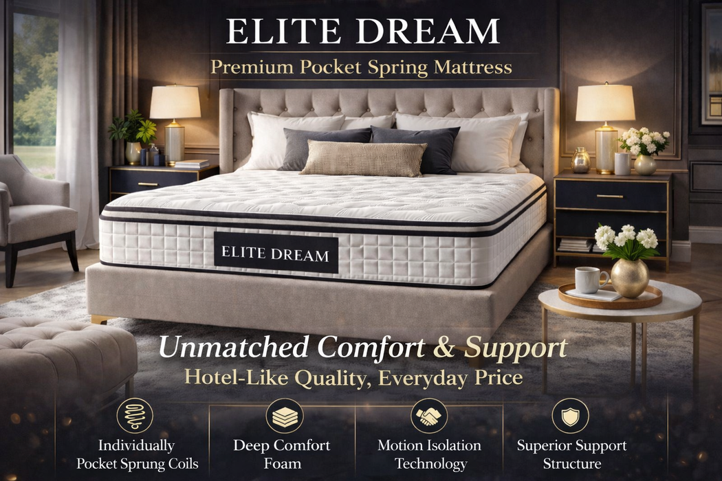 Elite Dream Mattress — Luxury Pocket Spring Support