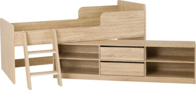 Felix Low Sleeper Bed Sonoma Oak Effect Veneer