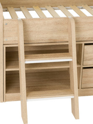 Felix Low Sleeper Bed Sonoma Oak Effect Veneer