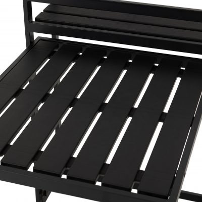 Foldaway 1+2 Garden Set Black