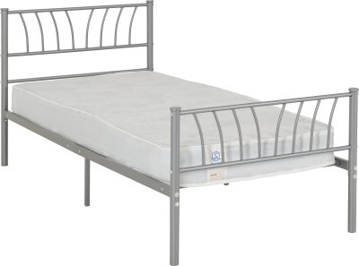 Harlow 3' Bed Silver