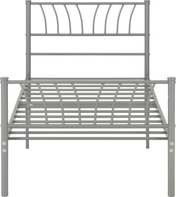 Harlow 3' Bed Silver