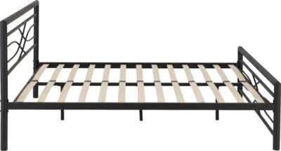 Kelly 4'6" Bed Black