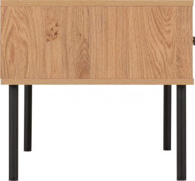 Leon 2 Drawer Coffee Table Medium Oak Effect