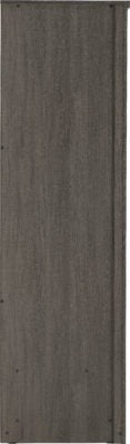 Lisbon 2 Door Wardrobe Black Wood Grain