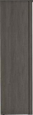 Lisbon 3 Door Wardrobe Black Wood Grain