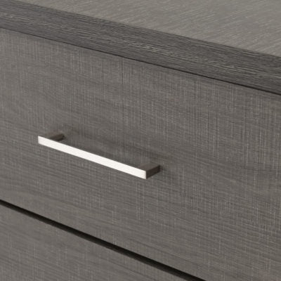 Lisbon 3 Drawer Chest Black Wood Grain