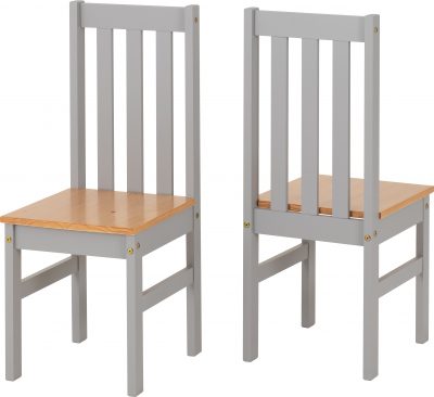 Ludlow 1+4 Dining Set Grey Slate/Oak Lacquer