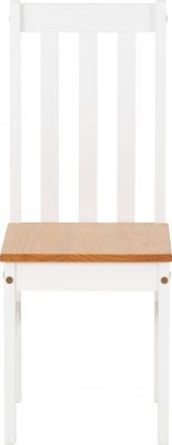 Ludlow 1+6 Dining Set White/Oak Lacquer