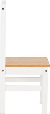 Ludlow 1+6 Dining Set White/Oak Lacquer