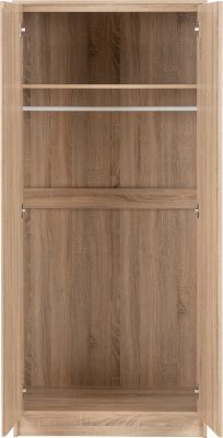 Malvern 2 Door Wardrobe Sonoma Oak Effect