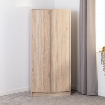 Malvern 2 Door Wardrobe Sonoma Oak Effect