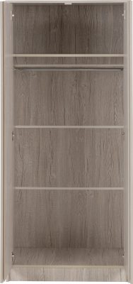 Malvern 2 Door Wardrobe Urban Snow