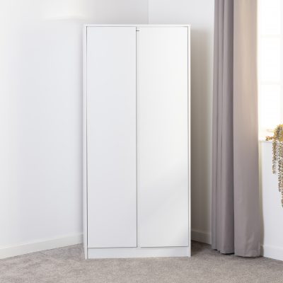 Malvern 2 Door Wardrobe White