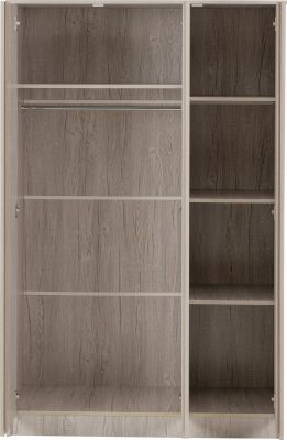 Malvern 3 Door Wardrobe Urban Snow