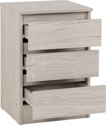 Malvern 2 Door Wardrobe Bedroom Set Urban Snow