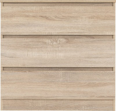 Malvern 3 Drawer Chest Sonoma Oak Effect