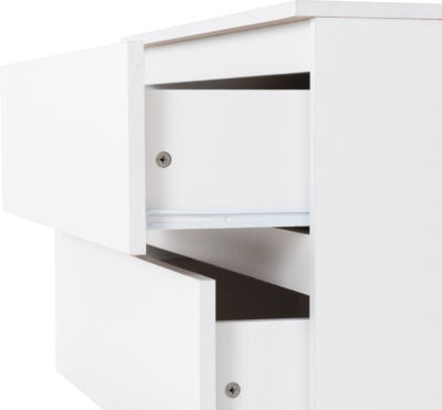 Malvern 3 Drawer Chest White