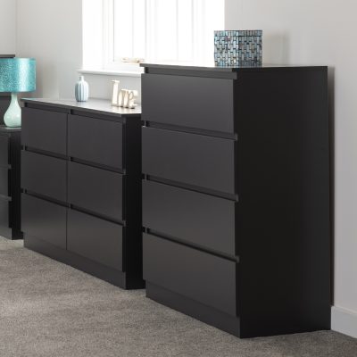 Malvern 4 Drawer Chest Grey