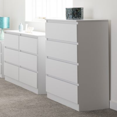 Malvern 4 Drawer Chest White