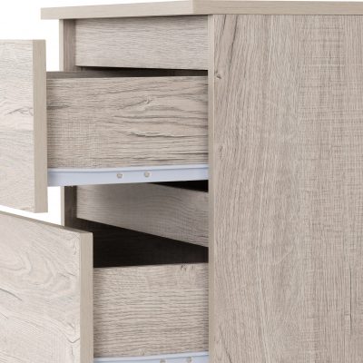 Malvern 5 Drawer Narrow Chest Urban Snow