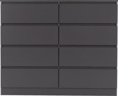 Malvern 8 Drawer Chest Grey