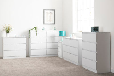 Malvern 4 Drawer Chest White