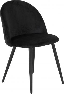 Marlow Chair (Box of 4) Black Velvet