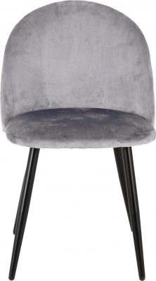 Marlow Dining Set Black Marble Effect/Black/Grey Velvet