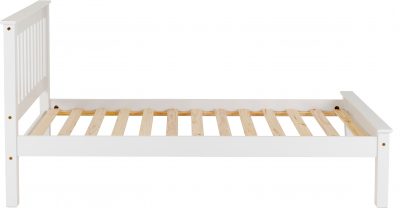 Monaco 3' Bed Low Foot End White